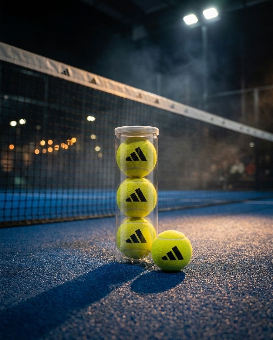 adidas Padel Padel Balls × 3 on court
