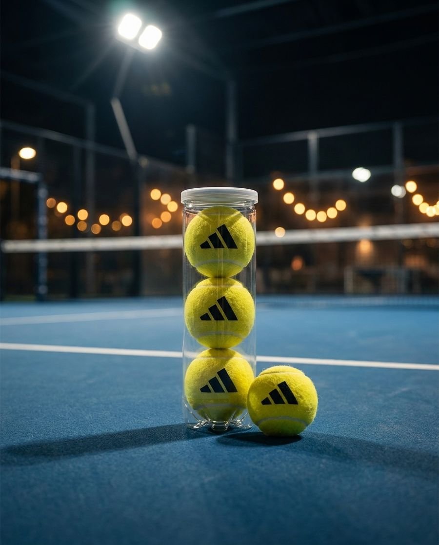 adidas Padel Padel Balls × 3 on court