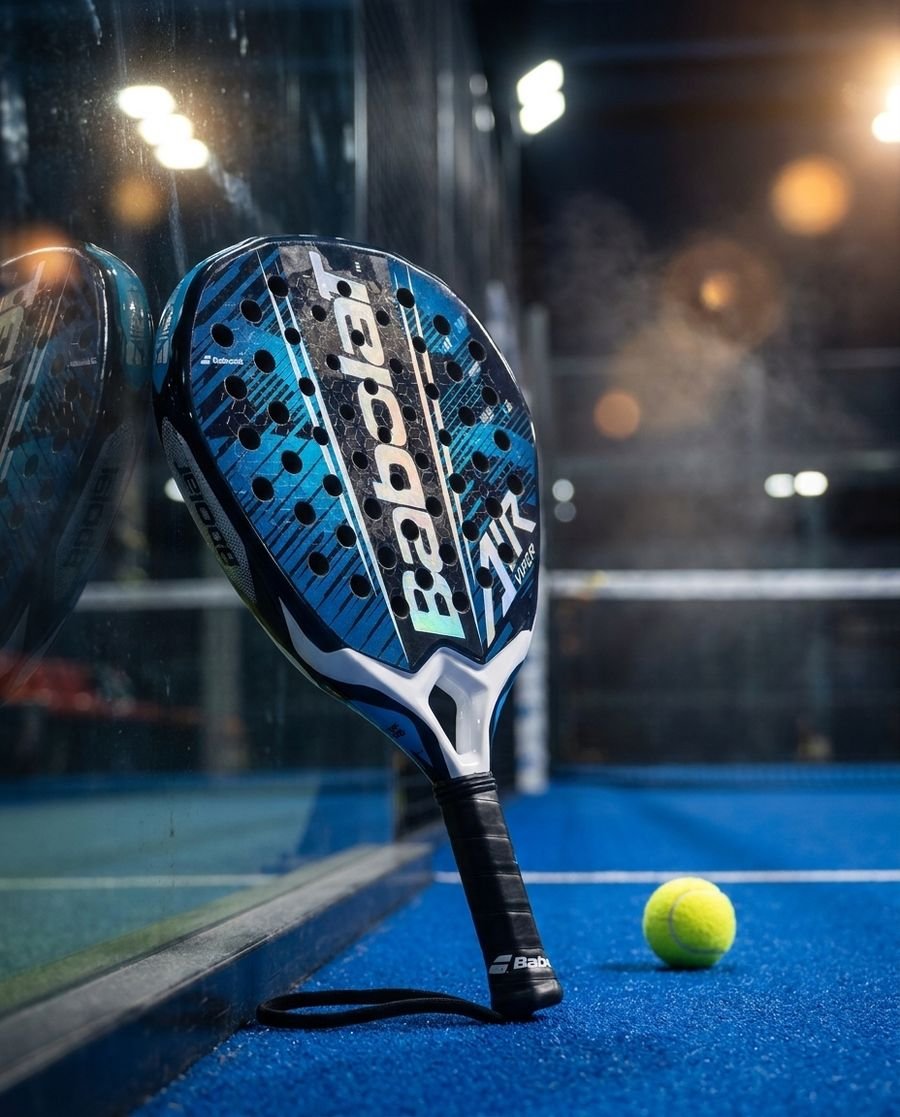 Babolat Air Viper on court