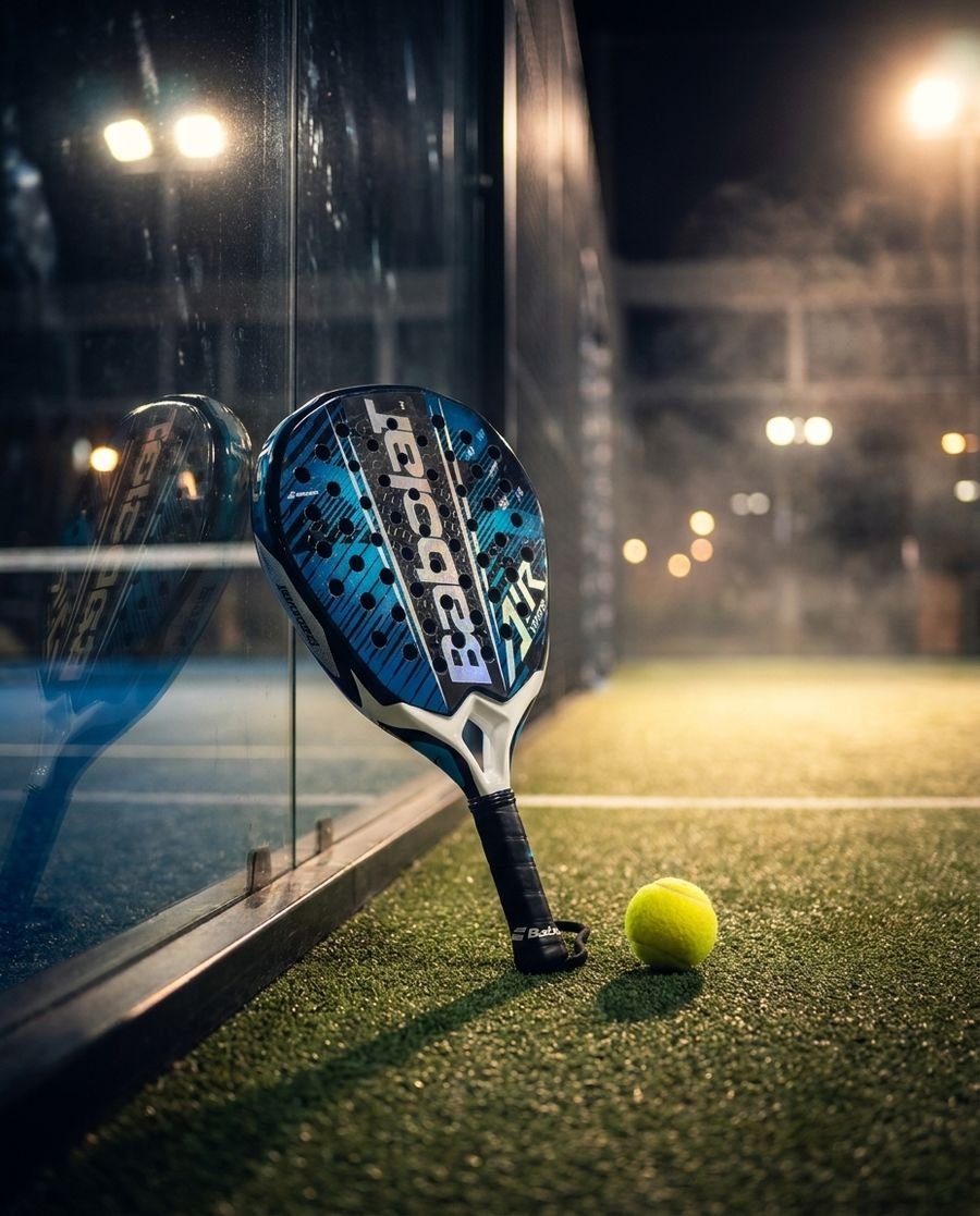 Babolat Air Viper on court